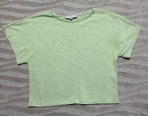 LOFT Womens Oversized Vacation Knit Top Size XXS Lime Green